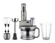 Fakir Mr. Chef Quadro 1000 W Çırpıcılı Buz Kırıcılı Turbo Fonksiyonlu Antrasit Mikser Seti