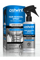 Ostwint Hassas Ciltler İçin Koltuk Altı Bacak Erkek Tüy Dökücü Sprey 150 ml