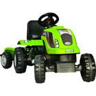 Micromax Toys Römorklu 6 V Üstü Açık Tek Kişilik Akülü Traktör Yeşil
