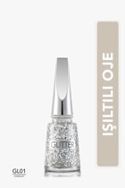 Flormar Glitter Stardust 01 Stardust Sedefli Oje