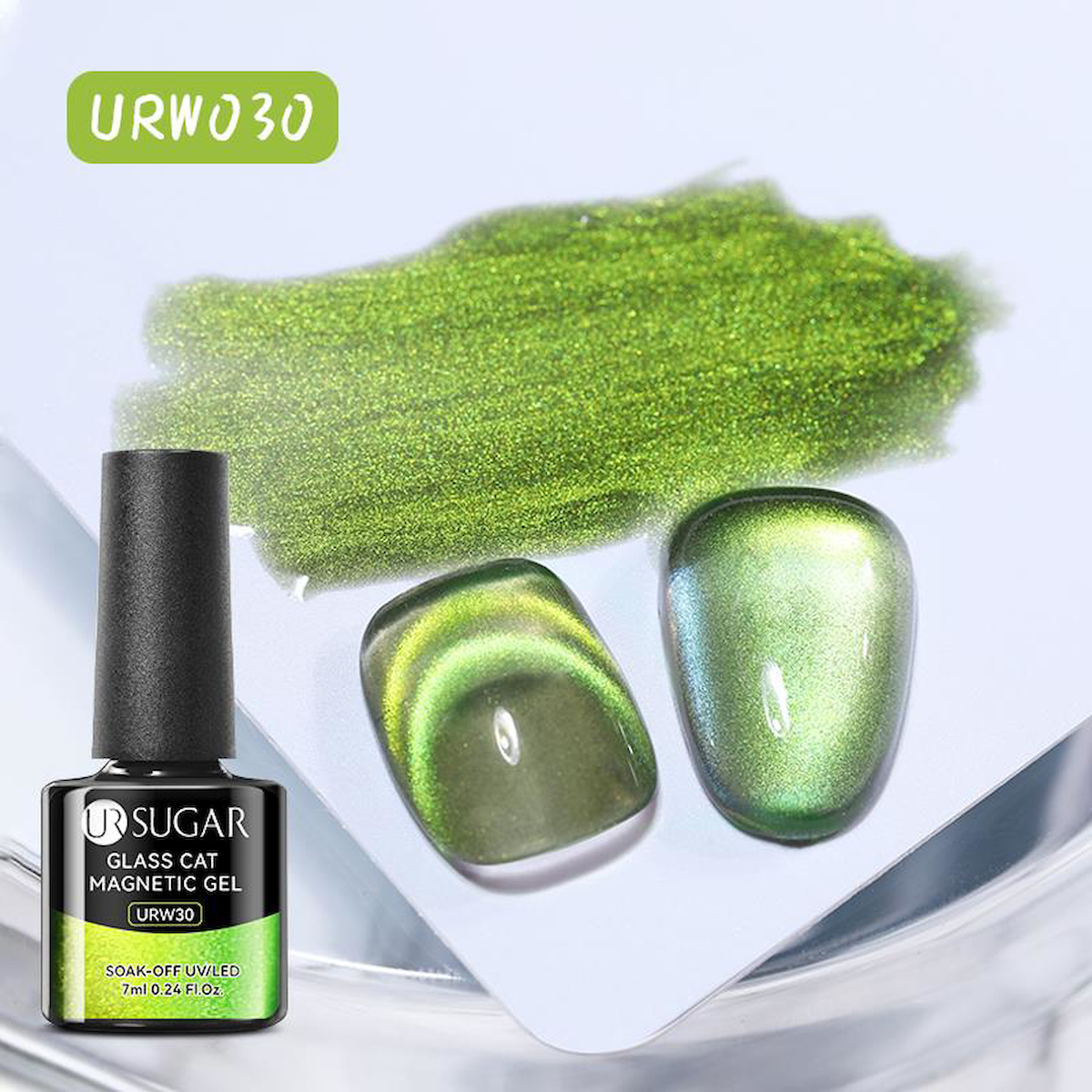 UrSugar Urw030 Yeşil Kalıcı Sedefli Oje