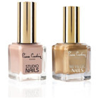 Pierre Cardin Studio Nails & Metallic Nails Sarı-Pembe Mat-Sedefli Oje