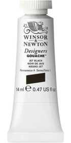 Winsor & Newton Designers 335 Tüp Siyah 14 ml Guaj Boya