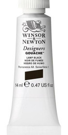 Winsor & Newton Designers 337 Tüp Siyah 14 ml Guaj Boya