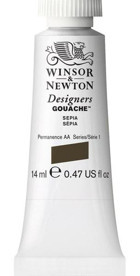 Winsor & Newton Designers 609 Tüp Kahverengi 14 ml Guaj Boya