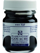 Talens 737 Siyah 16 ml Guaj Boya