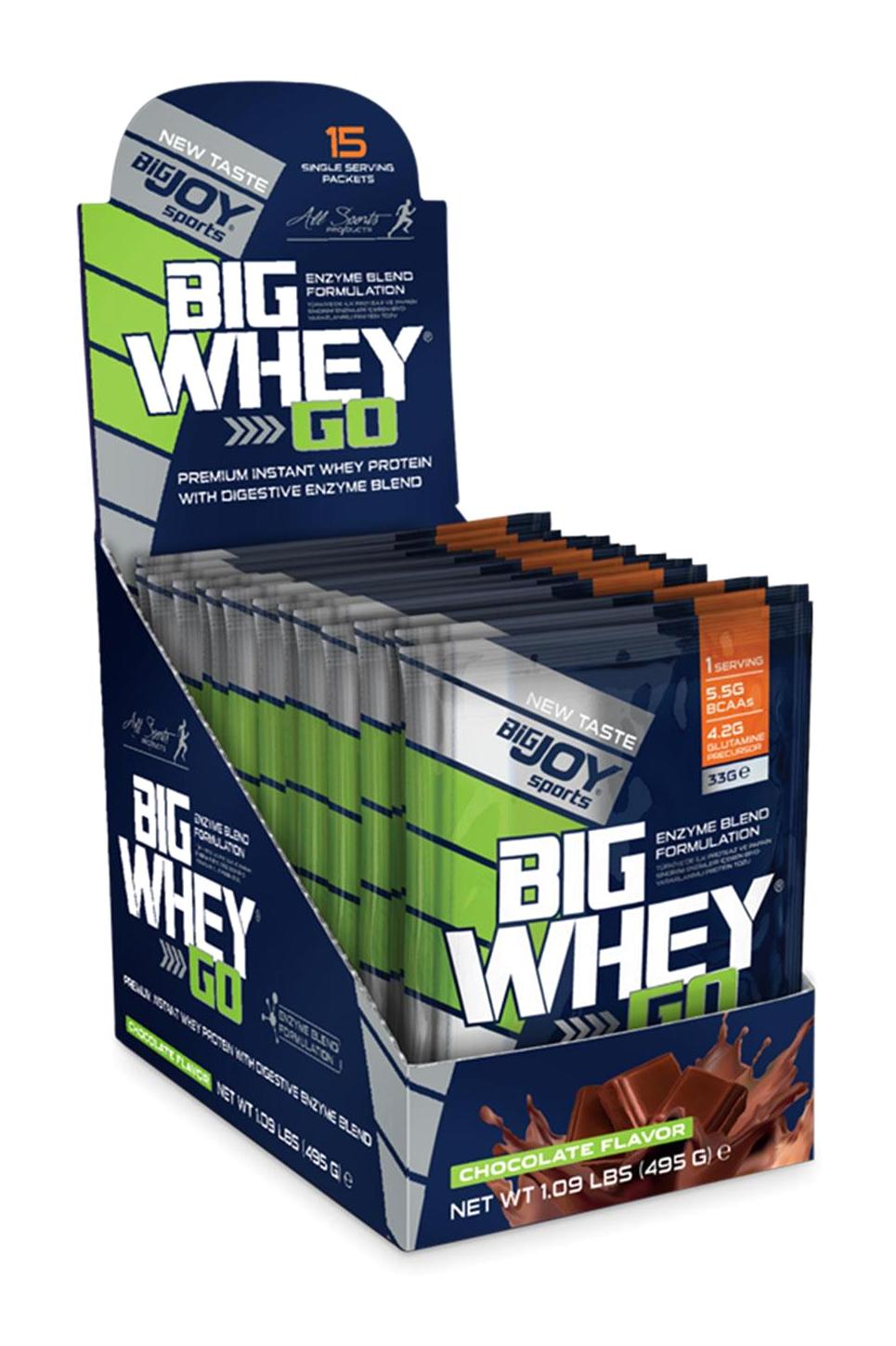 Bigjoy Sports Çikolatalı Whey Protein Tozu 15x24 gr