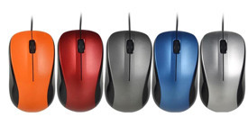 Everest SM-215 Yatay Kablolu Turuncu Optik Mouse