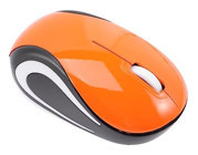 Hemobllo Sessiz Yatay Kablosuz Gri-Turuncu Optik Mouse