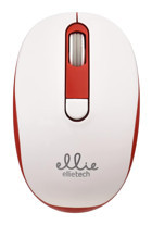 Pepisky MO101 Ergonomik Yatay Kablosuz Gri-Kırmızı Optik Mouse