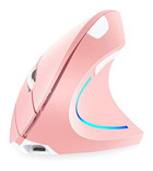 Mistaha 3 Kademeli RGB Ergonomik Dikey Makrolu Kablosuz Pembe Optik Gaming Mouse