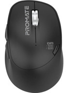 Promate Ergonomik Yatay Makrolu Kablosuz Siyah Optik Mouse
