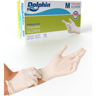 Dolphin Pudralı Beyaz Medium Temizlik Eldiveni