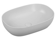 Vitra Outline Tekli 60 cm Seramik Tezgah Üstü Oval Lavabo Beyaz