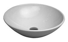 Serel 2012dxs110h Tekli 45 cm Seramik Tezgah Üstü Çanak Lavabo Beyaz