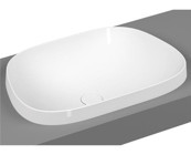 Vitra Frame 5653B401-0016 Tekli 57 cm Seramik Tezgah Üstü Dikdörtgen Lavabo Mat Beyaz
