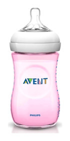 Philips Avent Naturel Polipropilen Yenidoğan 0-6 Ay Pembe Biberon 260 ml