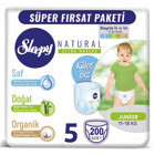 Sleepy Natural 5 Numara Organik Külot Bebek Bezi 200 adet