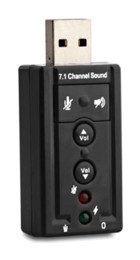 S-link SL-U61 USB Çift Girişli 7.1 Harici Ses Kartı