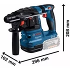 Bosch GBH 185-LI 4675 darbe/dk 2.9 kg Akülü Şarjlı Kırıcı Delici Matkap