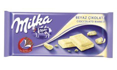 Milka Tablet Beyaz Çikolata 80 gr 12 Adet
