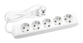 Avarson 3x1.5 TTR 3500 W Topraklı 5'li 40 m Uzatma Kablosu Beyaz