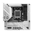 MSI Project Zero B650M AM5 Soket DDR5 Bellek 7600 Mhz PCIe 4.0 HDMI Wifi Micro ATX AMD Uyumlu Anakart