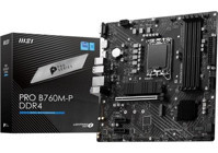 MSI Pro B760M-P LGA 1700P Soket DDR4 Bellek 5333 Mhz PCIe 4.0 HDMI Overclock ATX Gaming Intel Uyumlu Anakart