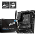 MSI Pro B760-P LGA 1700P Soket DDR4 Bellek 4000 Mhz PCIe 4.0 HDMI Wifi Overclock ATX Intel Uyumlu Anakart