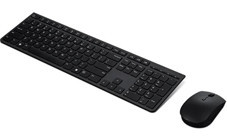 Lenovo 4X31K03966 Sessiz Ergonomik Siyah Kablosuz Klavye Mouse Seti