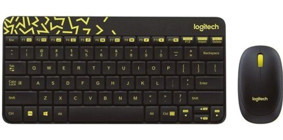 Logitech MK240 Sessiz Siyah Kablosuz Klavye Mouse Seti