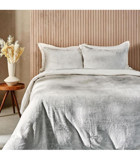 Marie Claire Sophia Pamuklu 4 Mevsim 200 x 220 cm Çarşaflı Düz Çift Kişilik Nevresim Takımı Gri