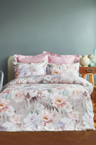 İssimo Home Polıere Dıjıtal Saten 4 Mevsim 200 x 220 cm Çarşaflı Çiçekli Çift Kişilik Nevresim Takımı Çok Renkli