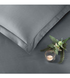 Taç Basic Saten 4 Mevsim 200 x 220 cm Çarşaflı Desenli Çift Kişilik Nevresim Takımı Antrasit