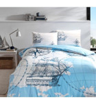 Taç Ocean Ranforce 4 Mevsim 200 x 220 cm Çarşaflı Desenli Çift Kişilik Nevresim Takımı Çok Renkli