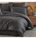Clasy Marsela V5 Saten 4 Mevsim 200 x 220 cm Çarşaflı Desenli Çift Kişilik Nevresim Takımı Antrasit