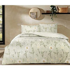 Taç Laurel Ranforce 4 Mevsim 200 x 220 cm Çarşaflı Çiçekli Çift Kişilik Nevresim Takımı Yeşil