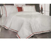 Sarev T-Republic Beyaz Saten 4 Mevsim 200 x 220 cm Çarşaflı Düz Çift Kişilik Nevresim Takımı Beyaz