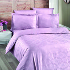 Maxstyle Evgenia Saten 4 Mevsim 200 x 220 cm Çarşaflı Desenli Çift Kişilik Nevresim Takımı Gül Kurusu