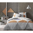 Taç Pamuklu 4 Mevsim 200 x 220 cm Çarşaflı Desenli Çift Kişilik Nevresim Takımı Çok Renkli