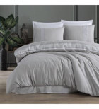 Clasy Tulkas V1 Ranforce 4 Mevsim 200 x 220 cm Çarşaflı Desenli Çift Kişilik Nevresim Takımı Gri