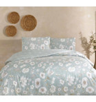 Taç Carla Ranforce 4 Mevsim 200 x 220 cm Çarşaflı Çiçekli Çift Kişilik Nevresim Takımı Çok Renkli