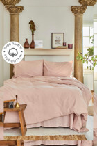 Karaca Home 4 Element Blush Pamuklu 4 Mevsim 200 x 220 cm Çarşaflı Desenli Çift Kişilik Nevresim Takımı Çok Renkli