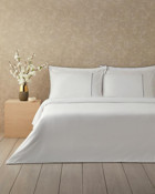 English Home Kyle Pamuklu 4 Mevsim 200 x 220 cm Çarşaflı Düz Çift Kişilik Nevresim Takımı Beyaz