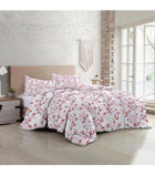 Monohome Cherry Blossom Pamuk Saten 4 Mevsim 200 x 220 cm Çarşaflı Desenli Çift Kişilik Nevresim Takımı Çok Renkli