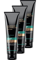 Avon Advance Techniques Fabulous Curls Hyalüronik Asit Etki Tüm Saçlar İçin Durulanmayan Unisex Saç Kremi 3x150 ml