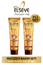 L'oréal Paris Elseve 2'li Mucizevi Yağ Jojoba Yağı Etki Kuru Saçlar İçin Kadın Saç Kremi 150 ml