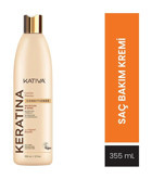 Kativa Nutrition Shine Keratin Sülfatsız Etki Keratinli Tüm Saçlar İçin Unisex Saç Kremi 355 ml