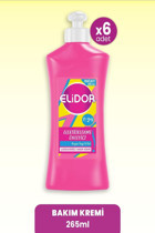 Elidor 7/24 Argan Yağı - Bal Etki Tüm Saçlar İçin Durulanmayan Kadın Saç Kremi 6x265 ml