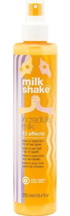 Milkshake Incredible Milk 12 Effects Süt Proteini Etki Tuzsuz Boyalı Saçlar Tüm Saçlar İçin Durulanmayan Kadın Saç Kremi 250 ml